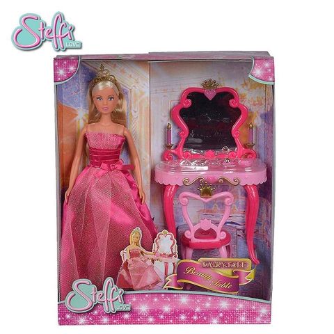  Búp Bê và Bàn Làm Đẹp Cổ Tích Steffi Love Fairytale Beauty Table 