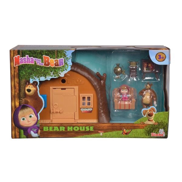 Đồ Chơi Ngôi Nhà Gấu MASHA AND THE BEAR Masha Playset "Bear's House" 1