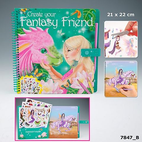  TM47847 BST thiết kế và tô màu Fantasy kèm sticker 