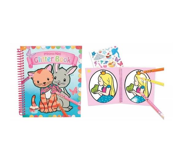 Sách tô màu Công chúa Mimi Glitter Book