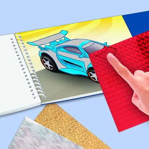  BST dán stickers và tô màu ô tô Monster Cars 