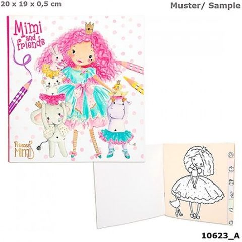  TM010623 BST thiết kế thời trang Princess Mini and Friends Colouring Books 