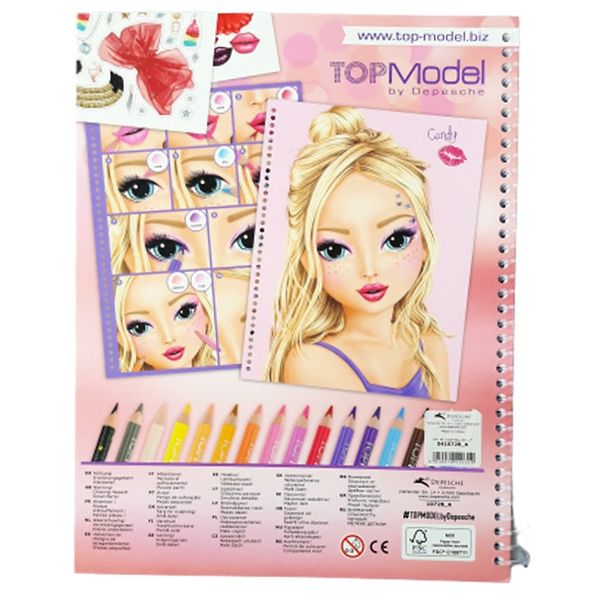 BST thiết kế thời trang TOPModel Make-Up sticker Book TM10728