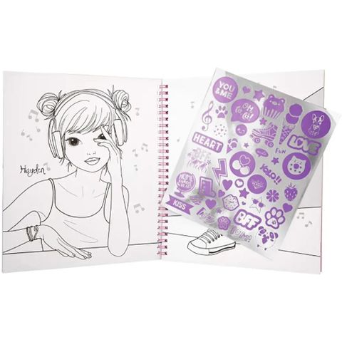  BST sticker thiết kế thời trang TopModel Sticker Set đính kim tuyến 0411146 