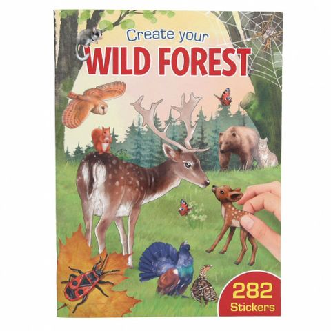  Đồ chơi sách tranh ảnh sticker Wild Forest TOPMODEL 