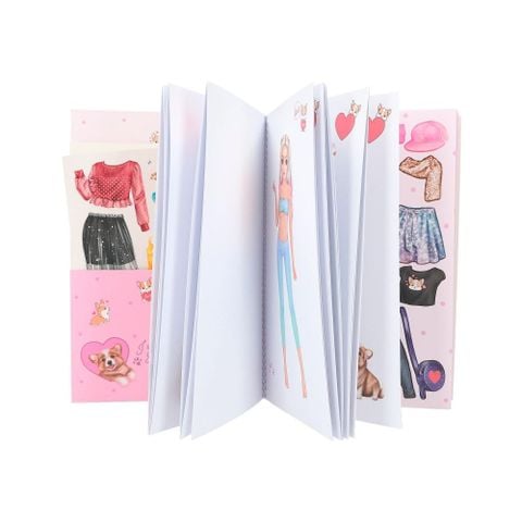  Đồ chơi BST thiết kế nhãn dán Topmodel dress me up big corgi 0412074 
