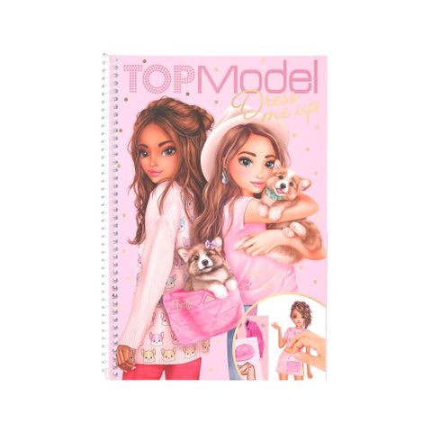  Đồ chơi BST thiết kế nhãn dán Topmodel dress me up big corgi 0412074 