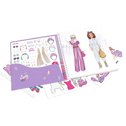  Đồ chơi BST thiết kế Tiny kèm sticker TOPMODEL 0412077 