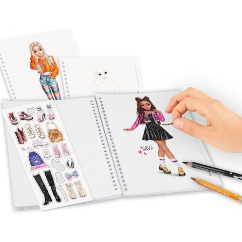  Đồ chơi BST thiết kế bỏ túi kèm sticker TOPMODEL 0411821 