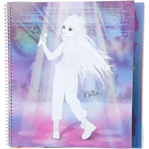  Đồ chơi BST thiết kế tô màu Popstar TOPMODEL 0412228 