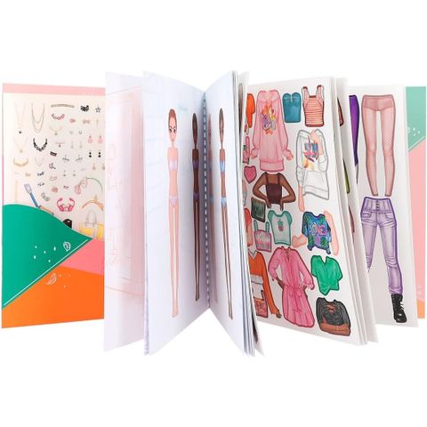  Đồ chơi BST thiết kế Dress Me Up kèm sticker TOPMODEL 0412288 