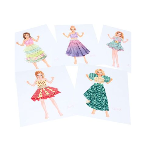  Topmodel dress me up collage book 