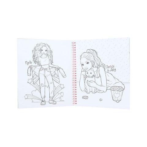  Topmodel colouring book cutie star 