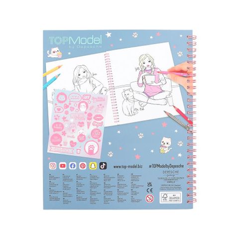  Topmodel colouring book cutie star 