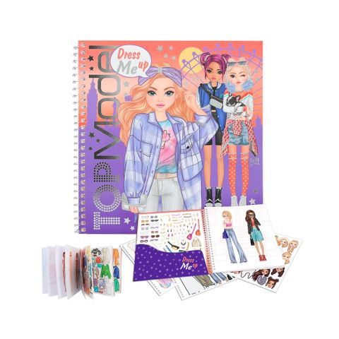  Đồ chơi BST thiết kế tô màu Topmodel dress me up stickerbook 