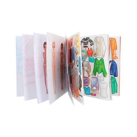  Đồ chơi BST thiết kế tô màu Topmodel dress me up stickerbook 