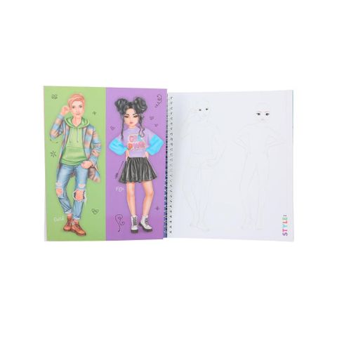  Create your topmodel colouring book 