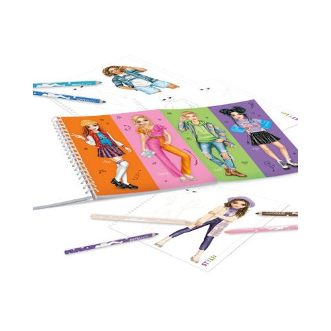  Create your topmodel colouring book 