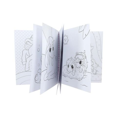  Ylvi colouring book with unicorn and sequins 