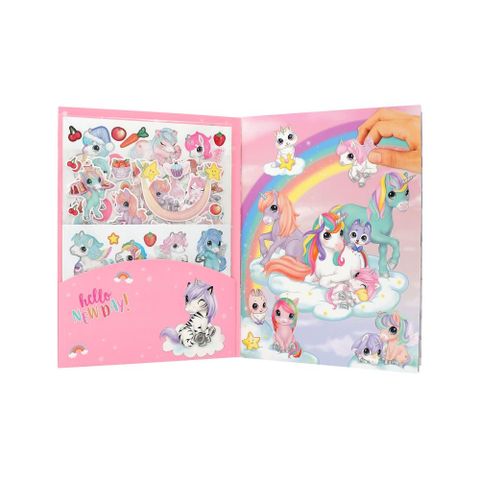  Đồ chơi BST thiết kế tô màu kèm sticker Ylvi create your unicorn world 