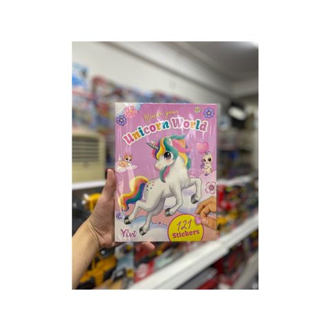  Đồ chơi BST thiết kế tô màu kèm sticker Ylvi create your unicorn world 
