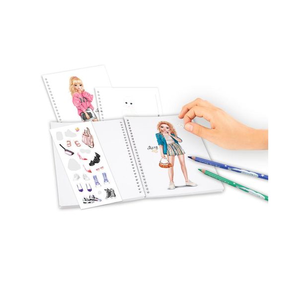 23win08 com BST thiết kế tô màu bỏ túi Topmodel pocket colouring book