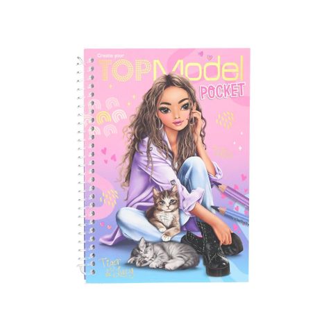  Đồ chơi BST thiết kế tô màu bỏ túi Topmodel pocket colouring book 
