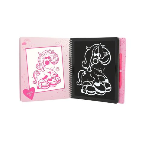  Đồ chơi BST thiết kế kỳ diệu YLVI magic scratch book 0412730 