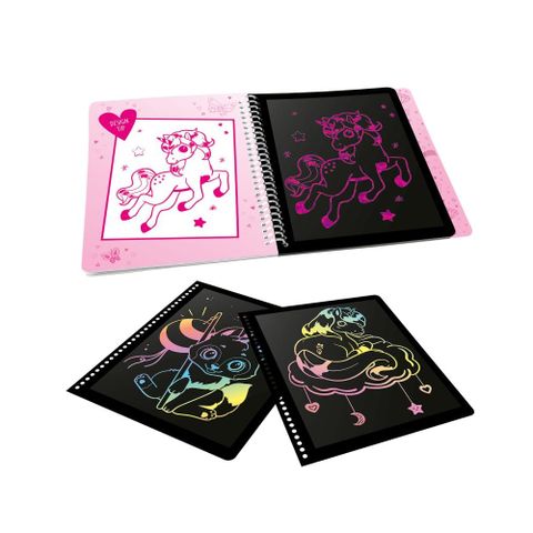  Đồ chơi BST thiết kế kỳ diệu YLVI magic scratch book 0412730 