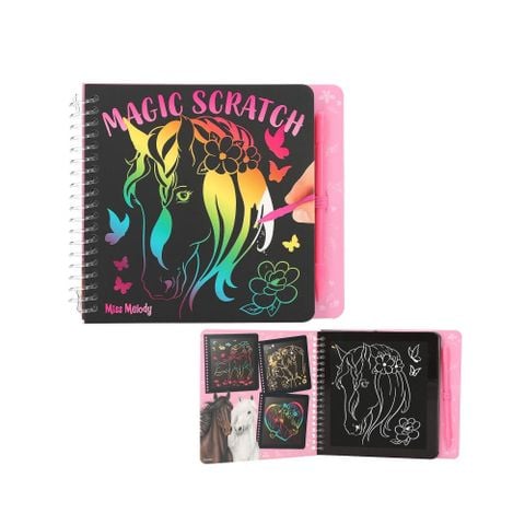  Đồ chơi BST thiết kế kỳ diệu Miss melody mini magic-scratch book 0412734 