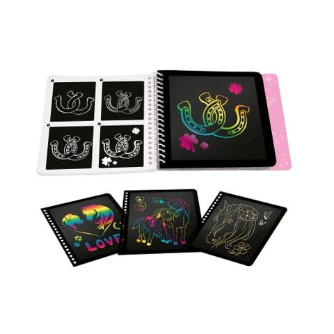  Đồ chơi BST thiết kế kỳ diệu Miss melody mini magic-scratch book 0412734 