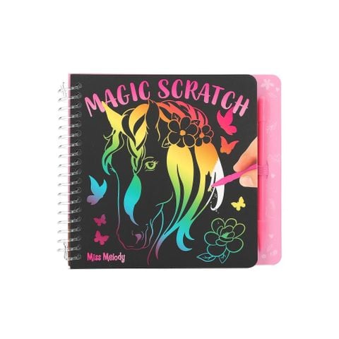 Đồ chơi BST thiết kế kỳ diệu Miss melody mini magic-scratch book 0412734 