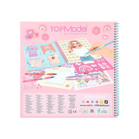  Đồ chơi BST thiết kế tô màu T-Shirt TOPMODEL 0412769 