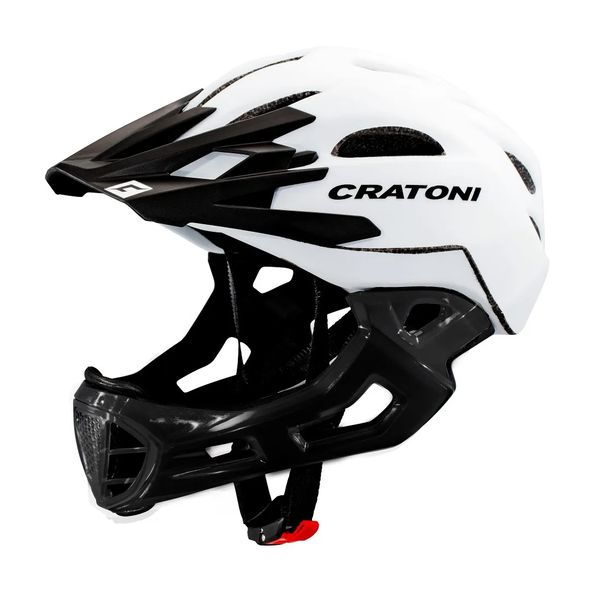Mũ bảo hiểm Cratoni cao cấp white-lucentblack matt size s-m