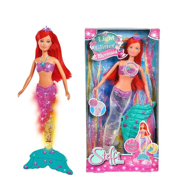 Búp Bê Nàng Tiên Cá Steffi Love Light & Glitter Mermaid