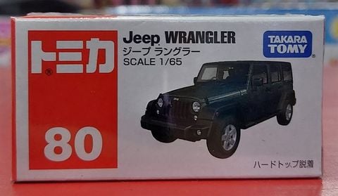  Tomica 80 Jeep Wrangler Scale 1/65 