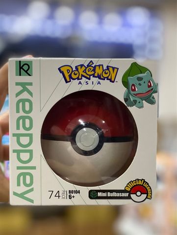  Đồ chơi lắp ráp quả cầu Pokemon B0104 Mini Bulbasaur ( 74 chi tiết) 