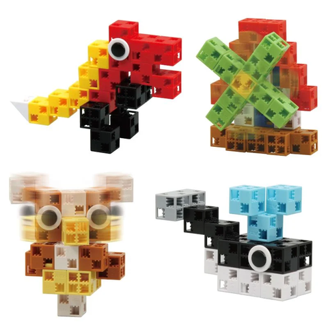  76538 Bộ đồ chơi xếp hình đa diện - lắp ráp tự do 112 khối (Màu rực rỡ) 