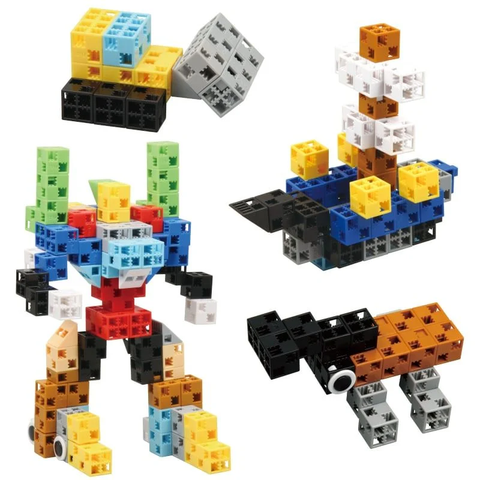  76538 Bộ đồ chơi xếp hình đa diện - lắp ráp tự do 112 khối (Màu rực rỡ) 