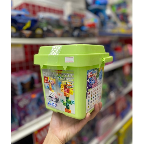  76539 23win08 com xếp hình đa diện - lắp ráp tự do 112 khối (Màu phấn nhạt) 