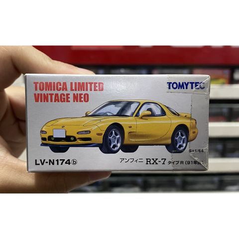  Đồ chơi mô hình xe Tomica Limited Vintage Neo RX-7 Type-R (Yellow) tỉ lệ 1/64 