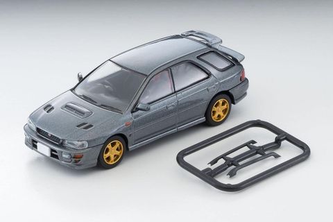  Xe mô hình Tomytec Vintage Neo 1/64 LV-N281b Subaru Impreza Pure Sportwagon WRX STi Version V 1998 (Gray) 
