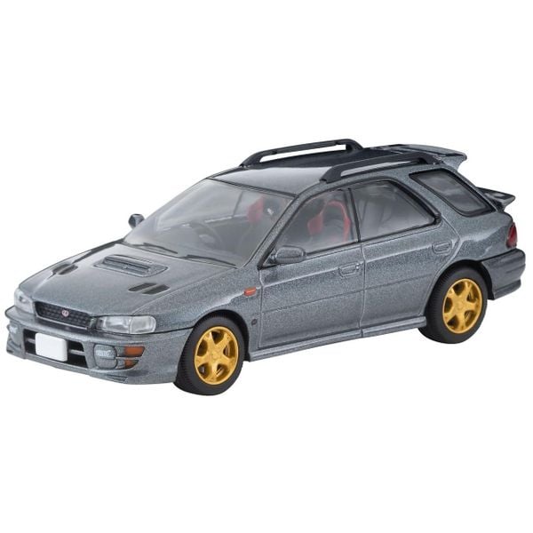Mô hình Tomytec Tomica Limited Vintage Neo 1/64 LV-N281b Subaru Impreza WRX STi Version V Gray 98