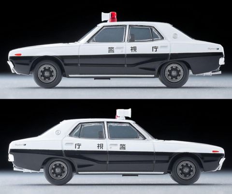  Mô hình Tomica Tomytec 1/64 Nissan Skyline 2000GT Police Car 1976 LV-N315a 