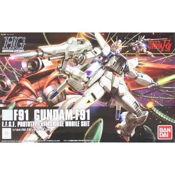 Lắp ráp HG UC 1/144 Gundam F91.1