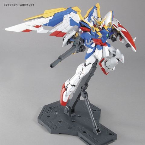  MG Gundam W Endless Waltz XXXG-01W Wing Gundam EW Edition, 1/100 Scale, Color-Coded Plastic Model 