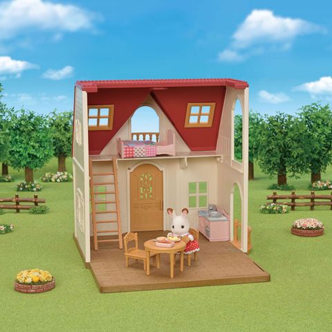  Đồ chơi Nhà Mái Đỏ Của Thỏ Epoch Sylvanian Families EP-5567 Red Roof Cosy Cottage 