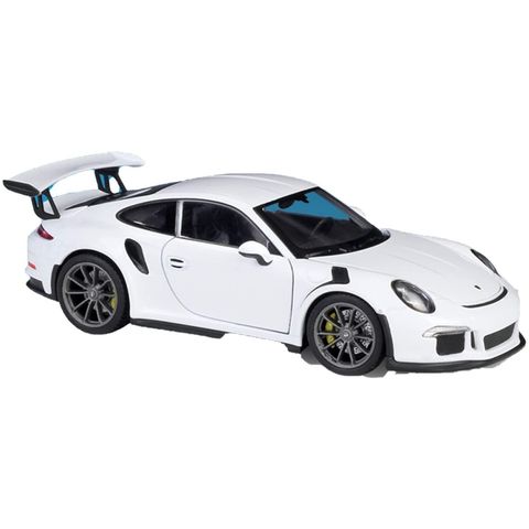  Mô hình xe Porsche 911 GT3 RS 1:24 Welly- 24080W-White 