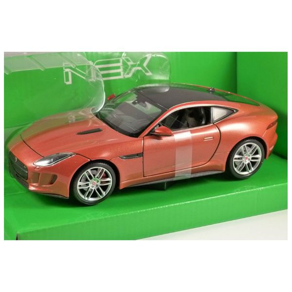 Mô hình xe Jaguar F-Type Coupe - 2015 1:24 Welly Orange