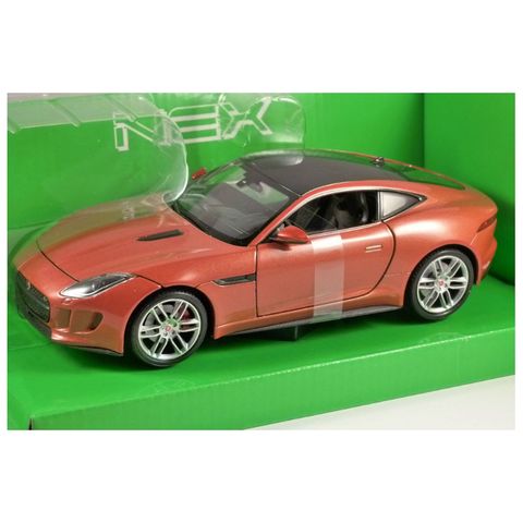  Mô hình xe Jaguar F-Type Coupe - 2015 1:24 Welly- 24060W- Orange 